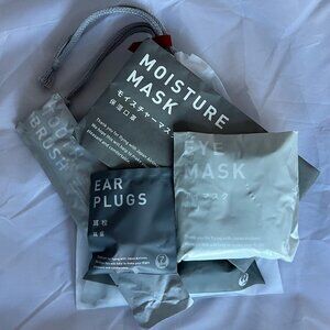 Japan Airlines Premium Economy Amenity Kit Drawstring Pouch - NEW